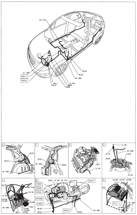 Feux de recul - boite de vitesses automatique AL4