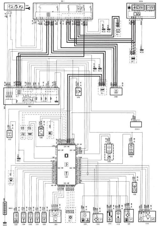 Injection allumage - DV4TED4 (8HY) Delphi C6 - avec refrigeration - avec controle de stabilite