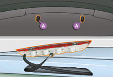 Changement du troisième feu de stop (4 lampes W5W)