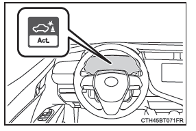 Activation/désactivation du système de sonar de dégagement intelligent