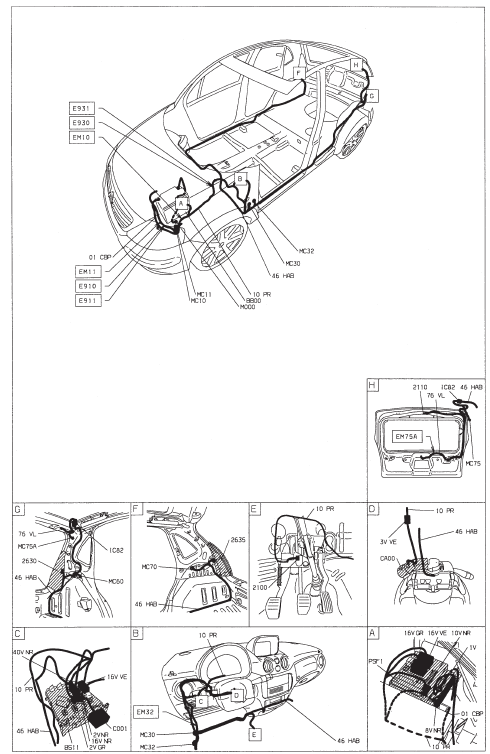 Feux stop TU5JP4 (NFU) - boite de vitesses manuelle pilotee - avec