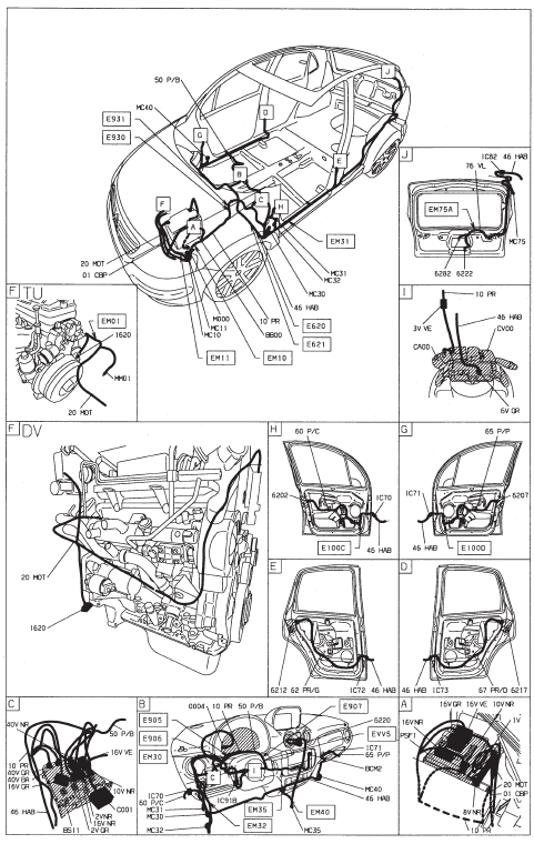 Condamnation centralisee - DV4TD (8HX) - avec plip