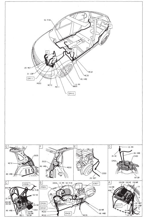 Feux de recul - boite de vitesses automatique AL4