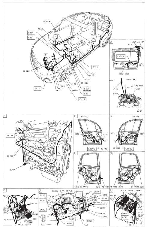 Retroviseurs a commade electrique