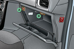 Elle permet le rangement d'une bouteille d'eau.